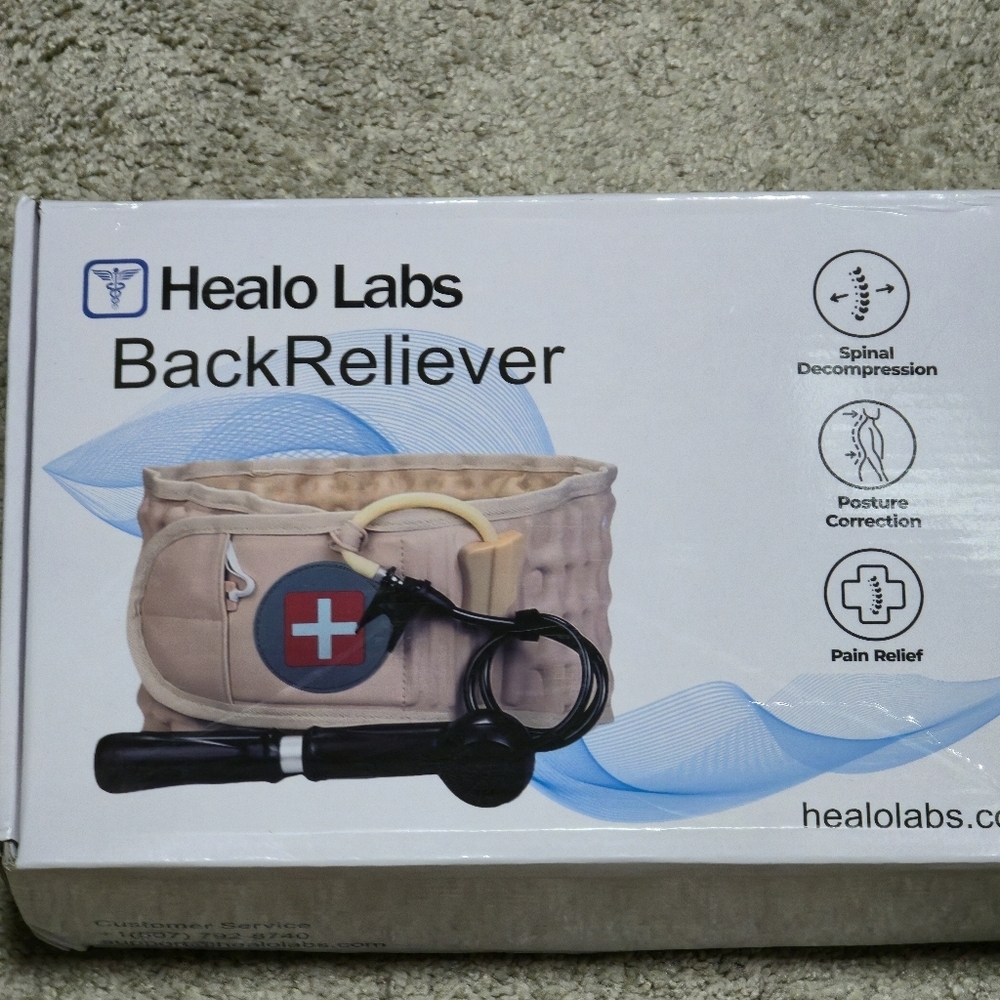 Decompression Back Belt Inflatable Lower Back Brace for Lower Back Pain Relief